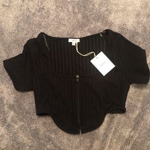 BNWT dolls kill ribbed crop top